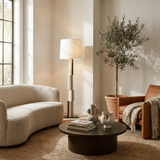 Vale Mist Fabric Floor Lamp, detail view 6