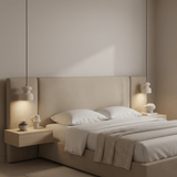 Oriel Cloud Travertine Pendant Light, detail view 5