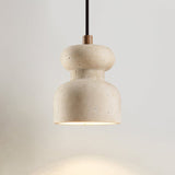 Oriel Cloud Travertine Pendant Light, detail view 7