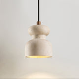 Oriel Cloud Travertine Pendant Light, detail view 8