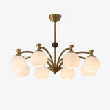 Vela Shade Glass Chandelier by Maison Velume