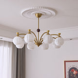 Vela Shade Glass Chandelier, detail view 3