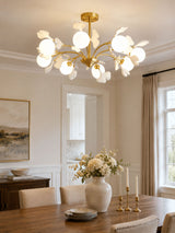 Rora Cedar Glass Chandelier, detail view 3