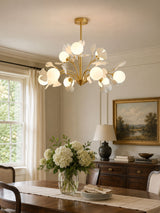 Rora Cedar Glass Chandelier, detail view 7