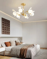 Rora Cedar Glass Chandelier, detail view 19