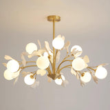 Rora Cedar Glass Chandelier, detail view 20