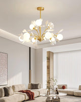 Rora Cedar Glass Chandelier, detail view 23