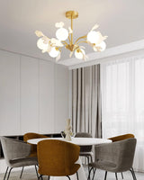 Rora Cedar Glass Chandelier, detail view 24