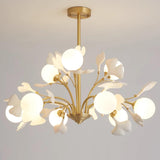 Rora Cedar Glass Chandelier, detail view 33