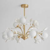 Rora Cedar Glass Chandelier, detail view 34