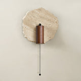 Amara Pine Travertine Wall Light, detail view 4