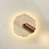 Amara Pine Travertine Wall Light, detail view 9