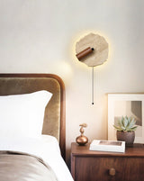 Amara Pine Travertine Wall Light, detail view 13
