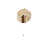 Amara Pine Travertine Wall Light, detail view 10