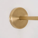 Galen Quartz Brass Wall Light, detail view 19