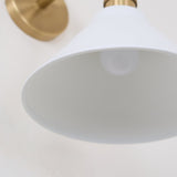 Galen Quartz Brass Wall Light, detail view 21