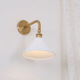 Galen Quartz Brass Wall Light, detail view 26