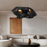 Auria Loft Metal Chandelier, detail view 3