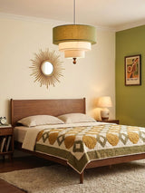 Dalia Line Fabric Pendant Light, detail view 5