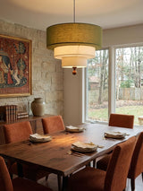 Dalia Line Fabric Pendant Light, detail view 7