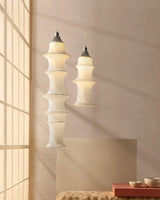 Clara Aster Fabric Pendant Light, detail view 9