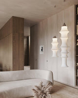 Clara Aster Fabric Pendant Light, detail view 12