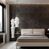 Clara Aster Fabric Pendant Light, detail view 15