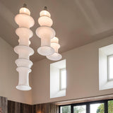 Clara Aster Fabric Pendant Light, detail view 2