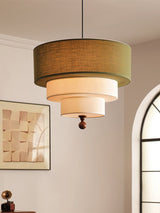 Dalia Line Fabric Pendant Light, detail view 9