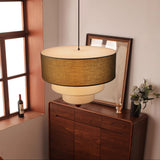 Dalia Line Fabric Pendant Light, detail view 15