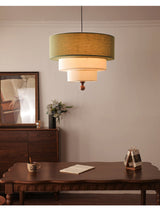 Dalia Line Fabric Pendant Light, detail view 14