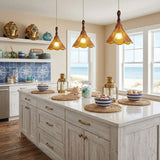 Flora Lark Glass Pendant Light, detail view 18
