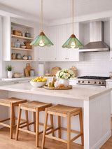 Flora Lark Glass Pendant Light, detail view 15