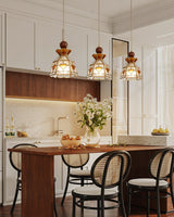 Flora Lark Glass Pendant Light, detail view 24