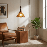 Flora Lark Glass Pendant Light, detail view 4