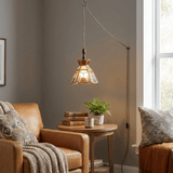 Flora Lark Glass Pendant Light, detail view 5