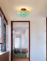 Galen Shade Glass Ceiling Light, detail view 6