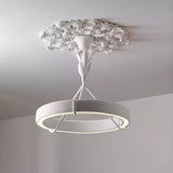 Thea Opal Plaster Ceiling Light, detail view 7