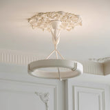 Thea Opal Plaster Ceiling Light, detail view 4