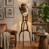 Orla Halo Metal Floor Lamp, detail view 3
