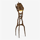 Orla Halo Metal Floor Lamp by Maison Velume