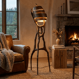 Orla Halo Metal Floor Lamp, detail view 2