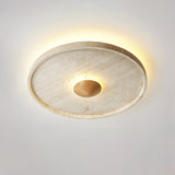 Rhea Harbor Travertine Ceiling Light, detail view 5