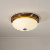 Riven Arc Glass Ceiling Light, detail view 2