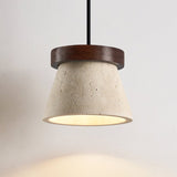 Luma Echo Travertine Pendant Light, detail view 4