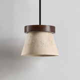 Luma Echo Travertine Pendant Light, detail view 9