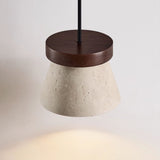 Luma Echo Travertine Pendant Light, detail view 6