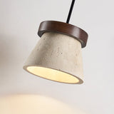 Luma Echo Travertine Pendant Light, detail view 7