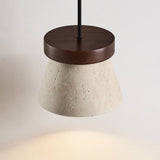 Luma Echo Travertine Pendant Light, detail view 8