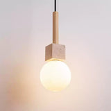 Oriel Drift Travertine Pendant Light, detail view 4